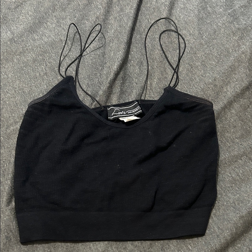 Stylish Black Camisole Top